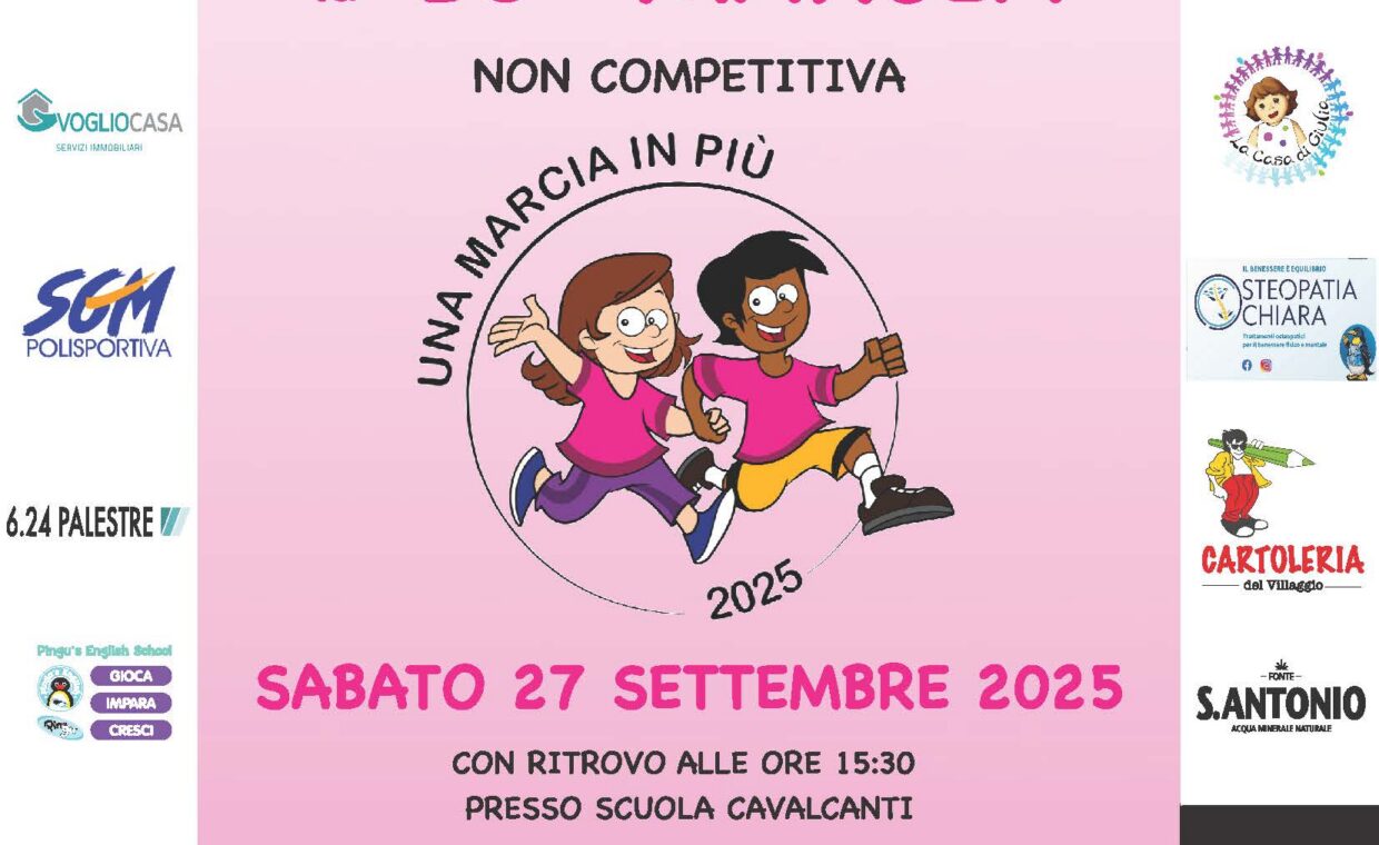 UNA MARCIA IN PIù 27.09