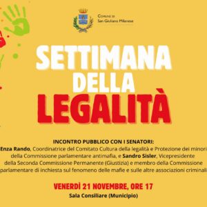 Incontro senatori legalità