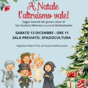 A natale l'altruismo vale 13.12