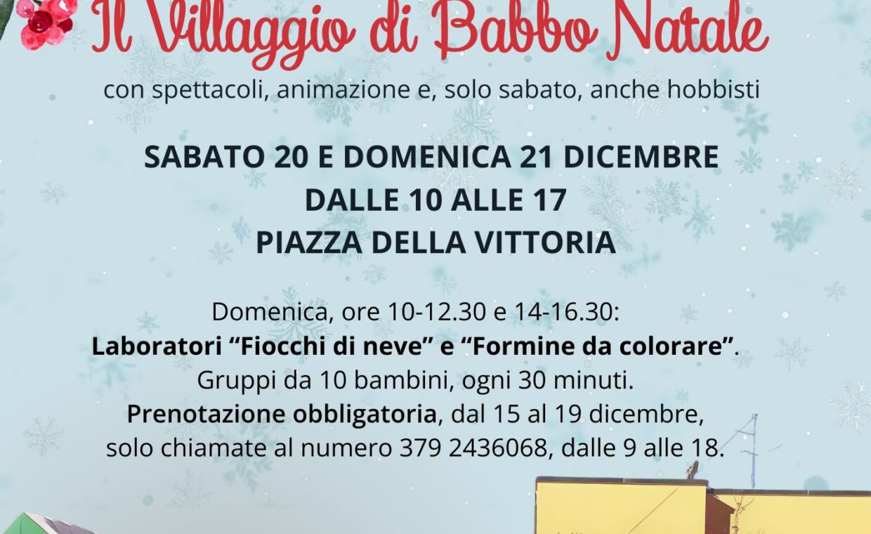 Villaggio babbo natale 20-21.12
