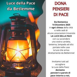locandina Luce della Pace