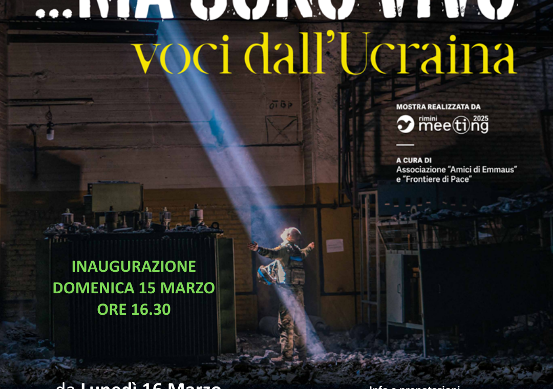 MA SONO VIVO - INAUGURAZIONE