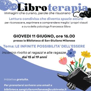 Libroterapia - 11 giugno