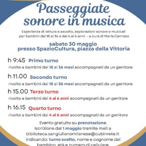 NPM Passeggiate sonore 30 maggio