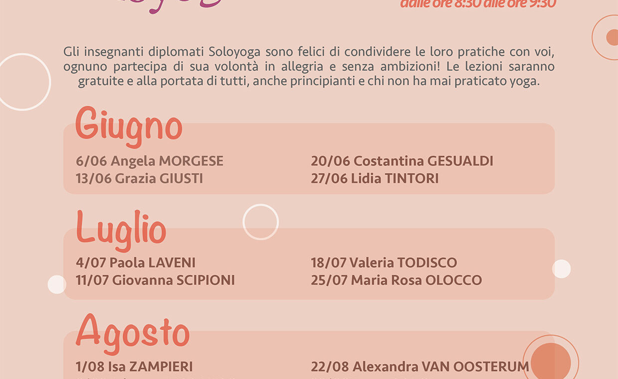 Yoga Parco 2026 - San Giuliano