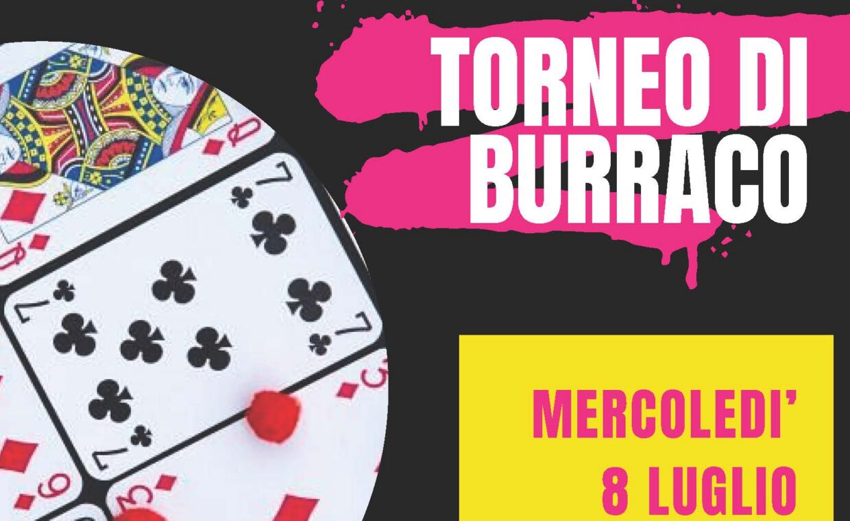 TORNEO DI BURRACO 8 LUGLIO '26
