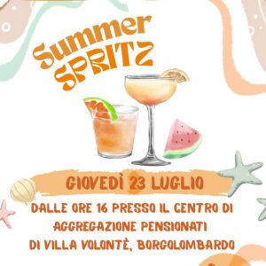 SUMMER SPRITZ 23 LUGLIO '26 Borgo