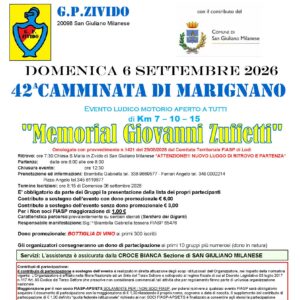 locandina 42a CAMMINATA DI MARIGNANO 2026