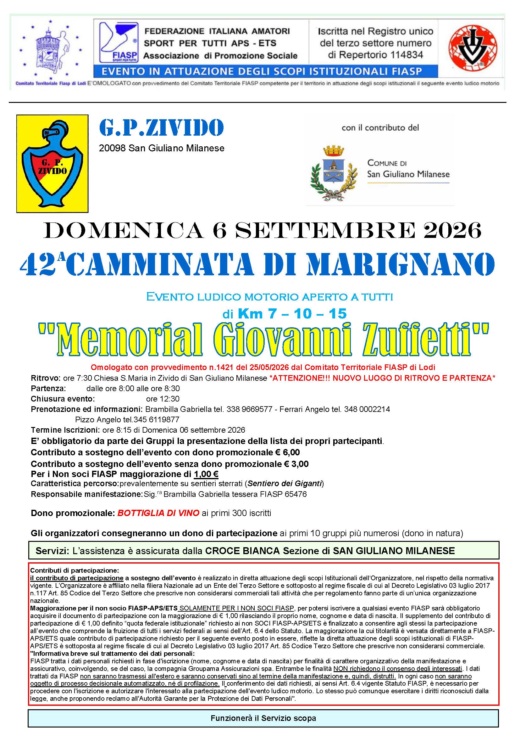 Camminata di Marignano