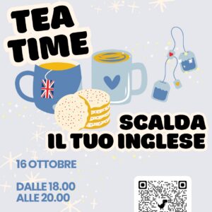 Manifesto Tea Time ottobre