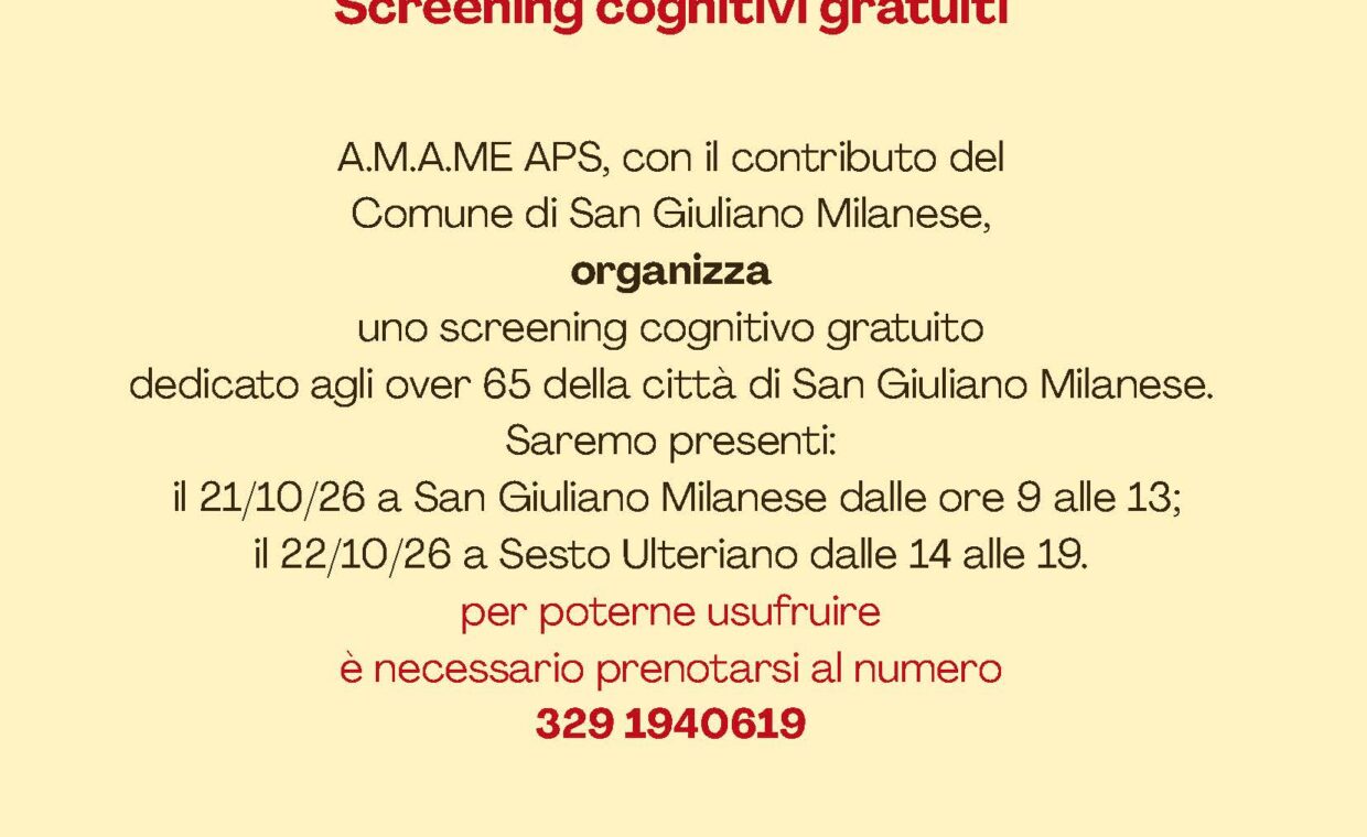 DECADIMENTO COGNITIVO Parliamone insieme