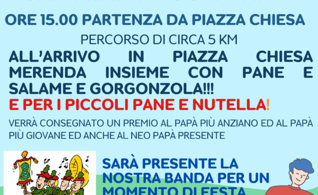 camminata con papà
