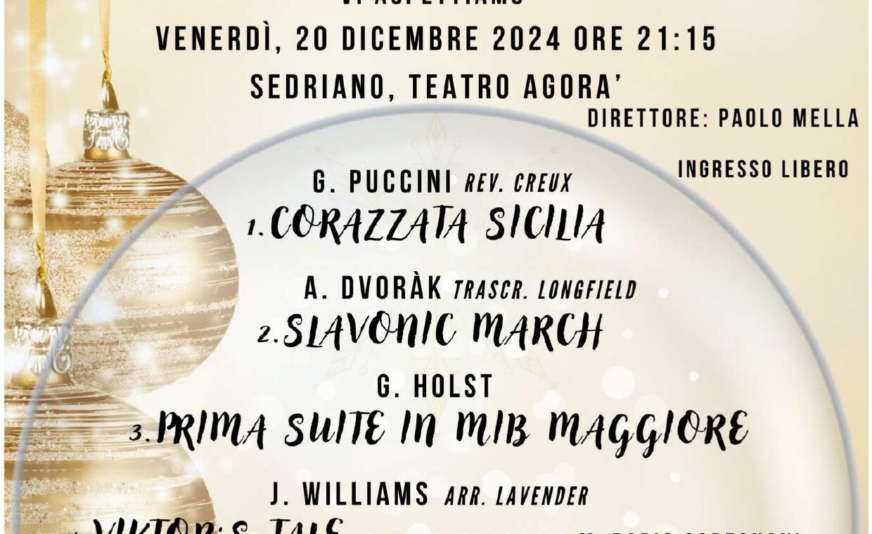 concerto di natale 20 dicembre 2024