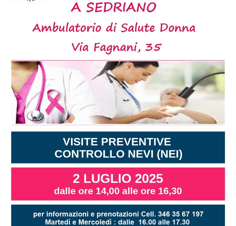 SEDRIANO CUTE LUGLIO 2025