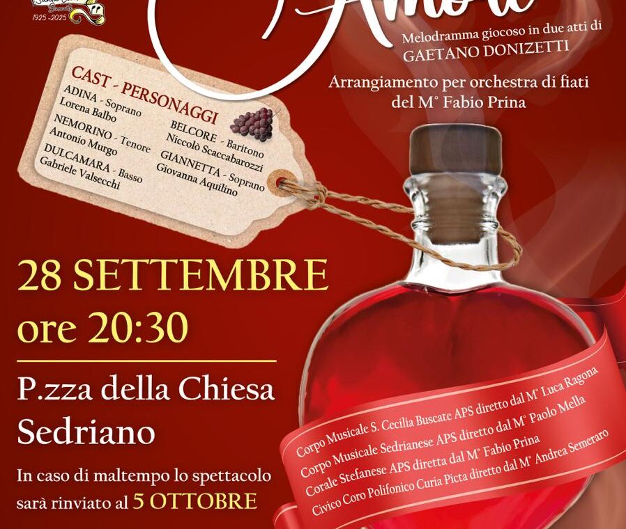 rappresentazione operetta L'Elisir d'Amore