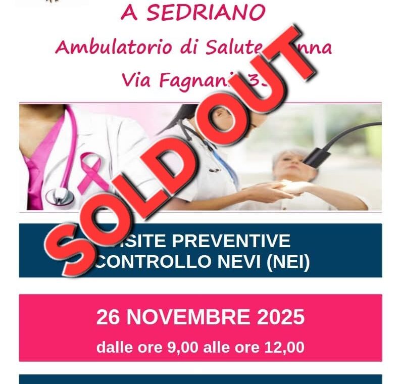 SEDRIANO 26.11.2025 sold out