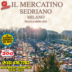 mercatino delle pulci 14 dicembre 2025 in piazza mercato