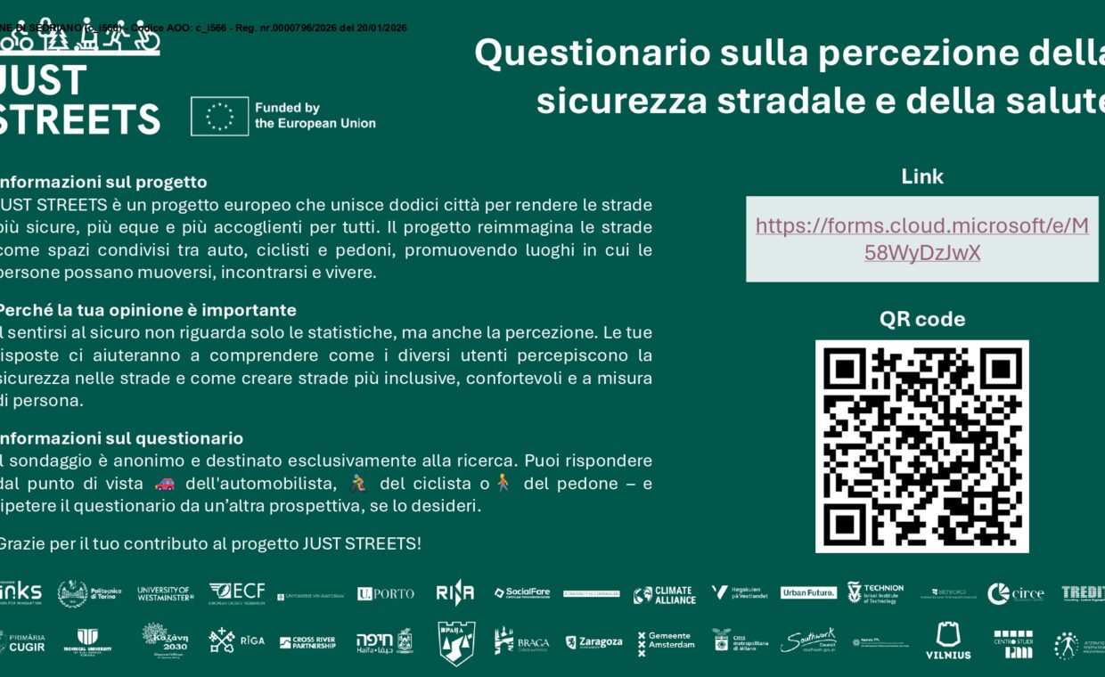 progetto JUST STREETS