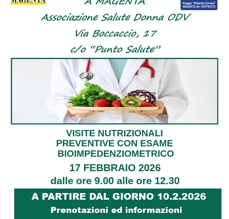 visite nutrizionali febbraio magenta