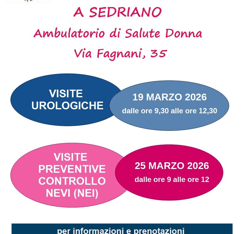 SEDRIANO CUTE E UROLOGIA MARZO 2026