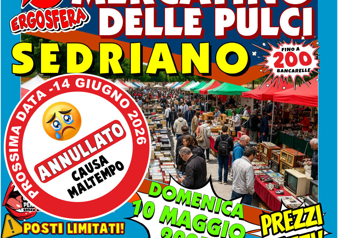 mercatino delle pulci ANNULLATO