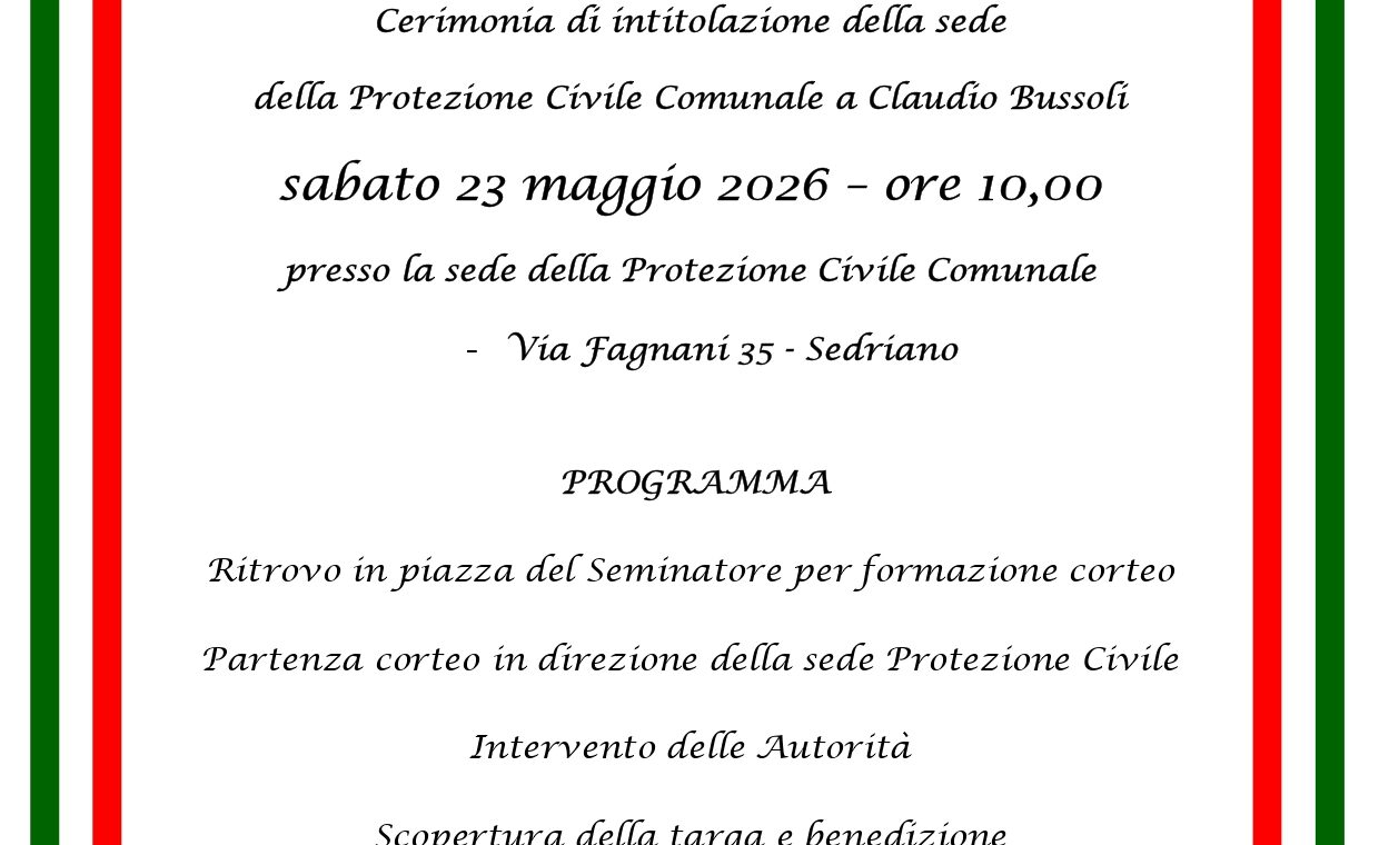 scopertura targa BUSSOLI