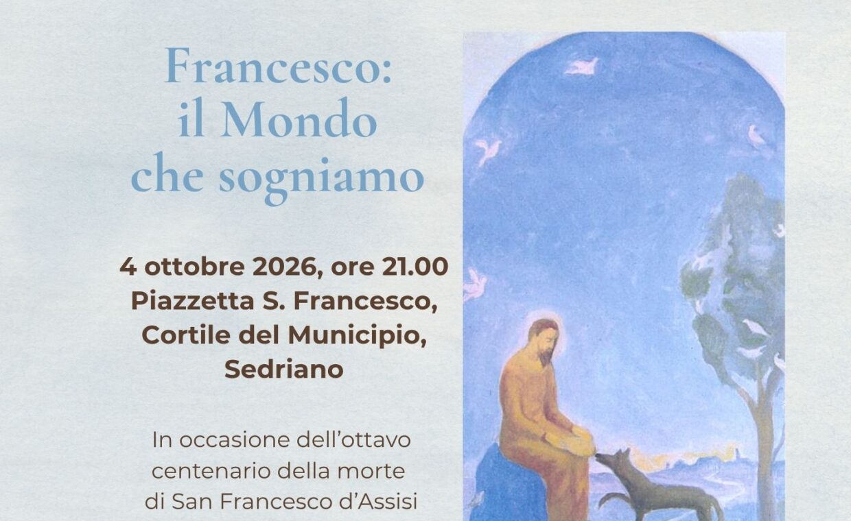 Locandina Francesco_4-10-26_Sedriano