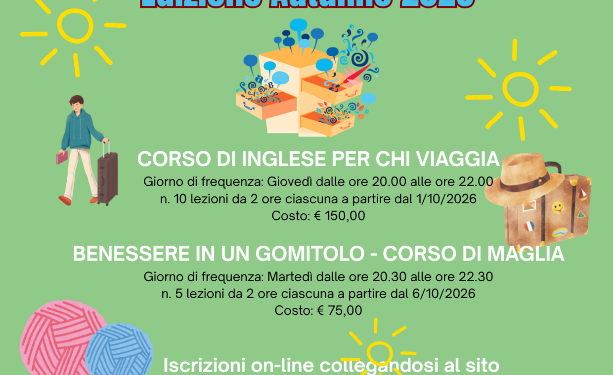 Volantino corsi autunno2026
