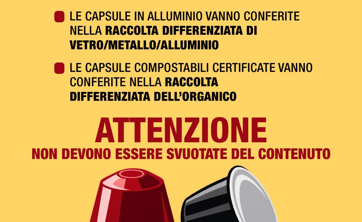 Nuovo conferimento capsule monouso di bevande