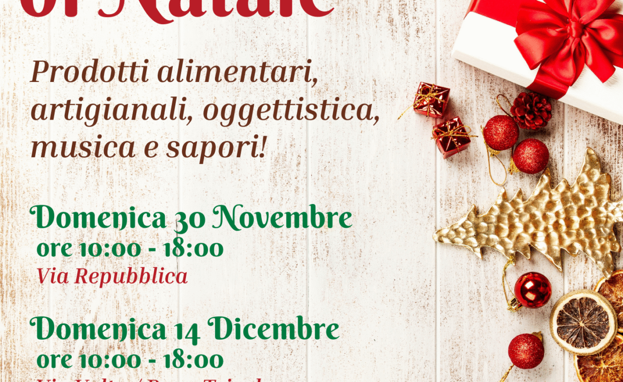 locandina mercatini di natale 2025