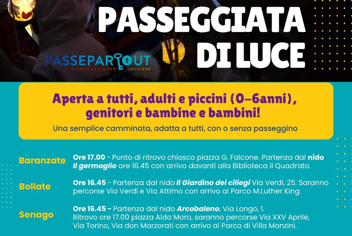 passeggiata di luce senago