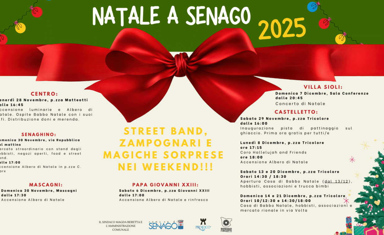 locandina Natale a Senago 2025