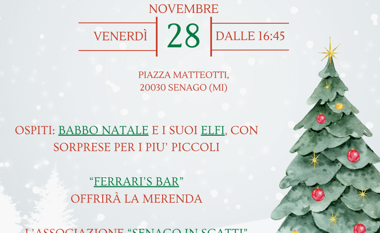 locandina accensione albero centro 2025