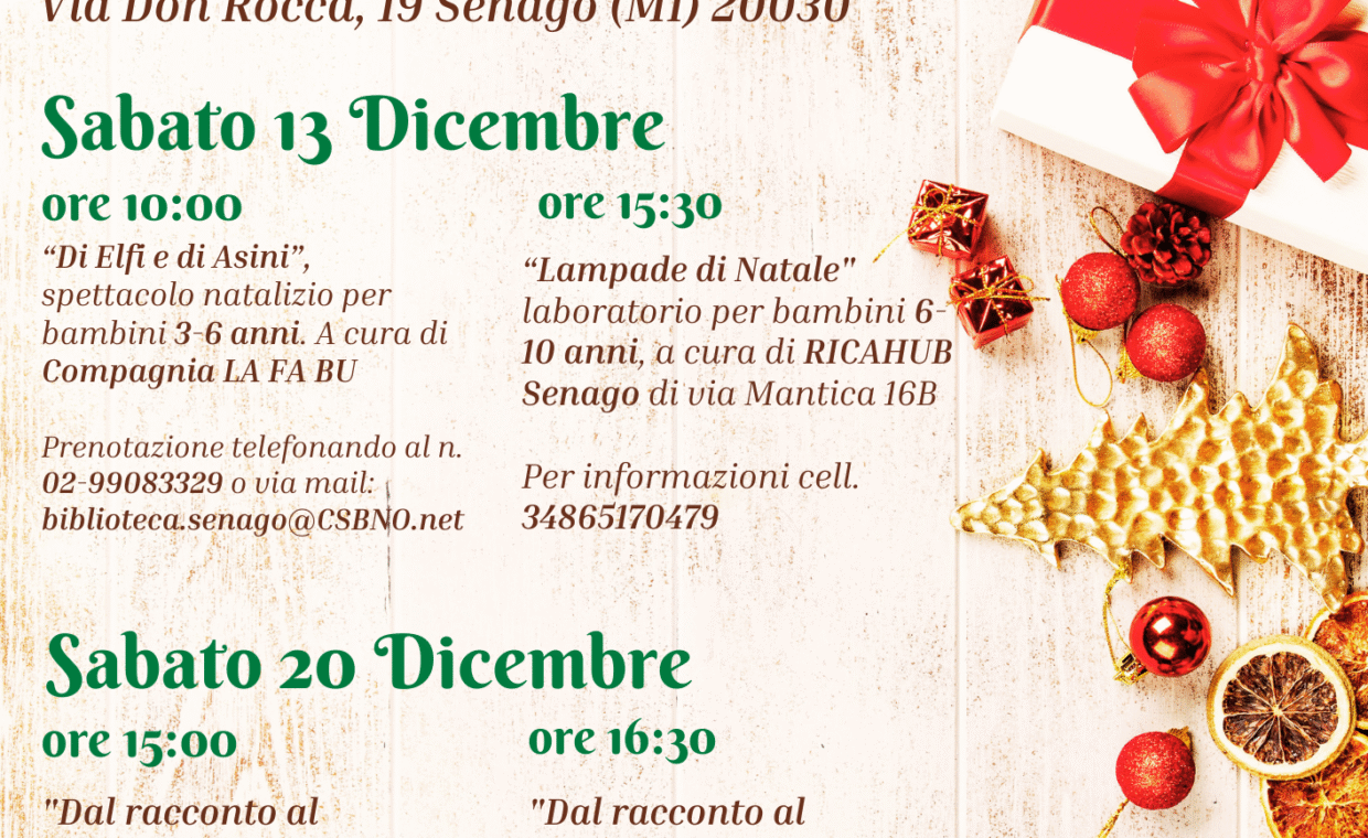 locandina iniziative natalizie bics
