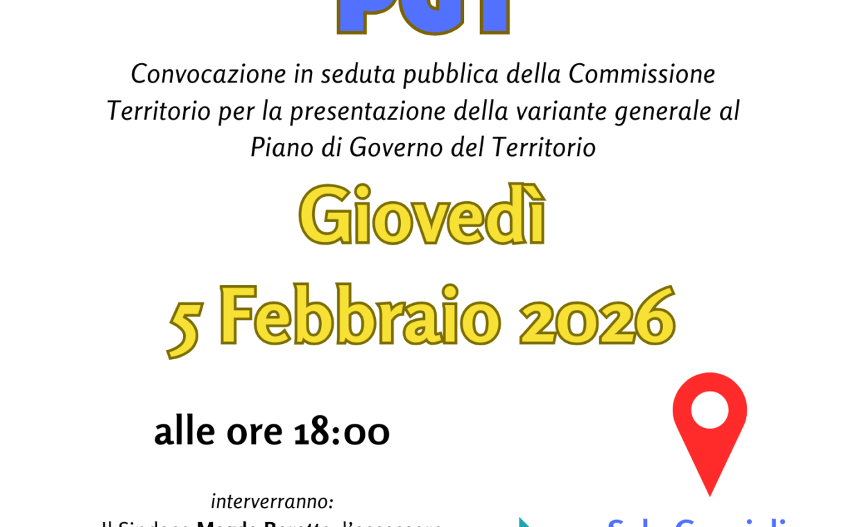 locandina presentazione pgt
