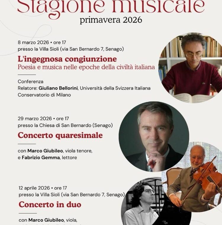 stagione musicale primavera 2026 dorvan