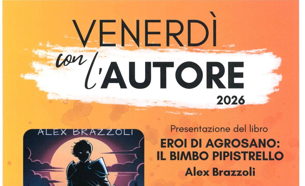 locandina venerdi con l'autore alex brazzoli