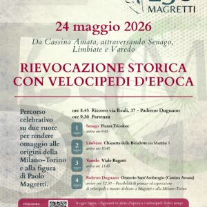 Locandina rievocazione storica Milano Torino Magretti