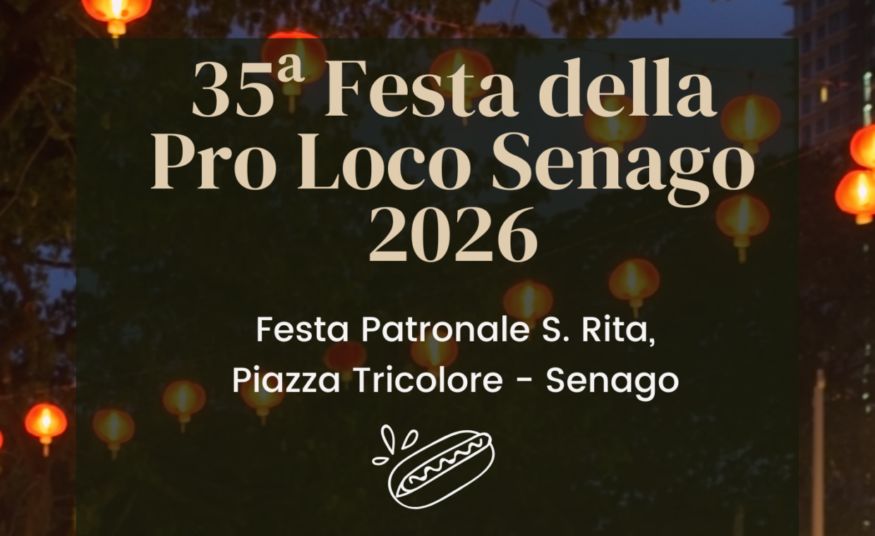35esima Festa della Pro Loco Senago Locandina
