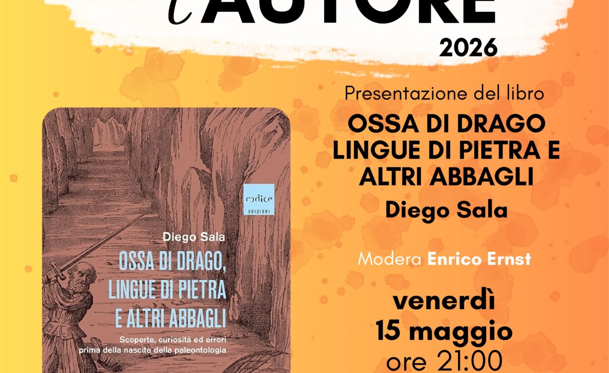 locandina venerdi con l'autore diego sala