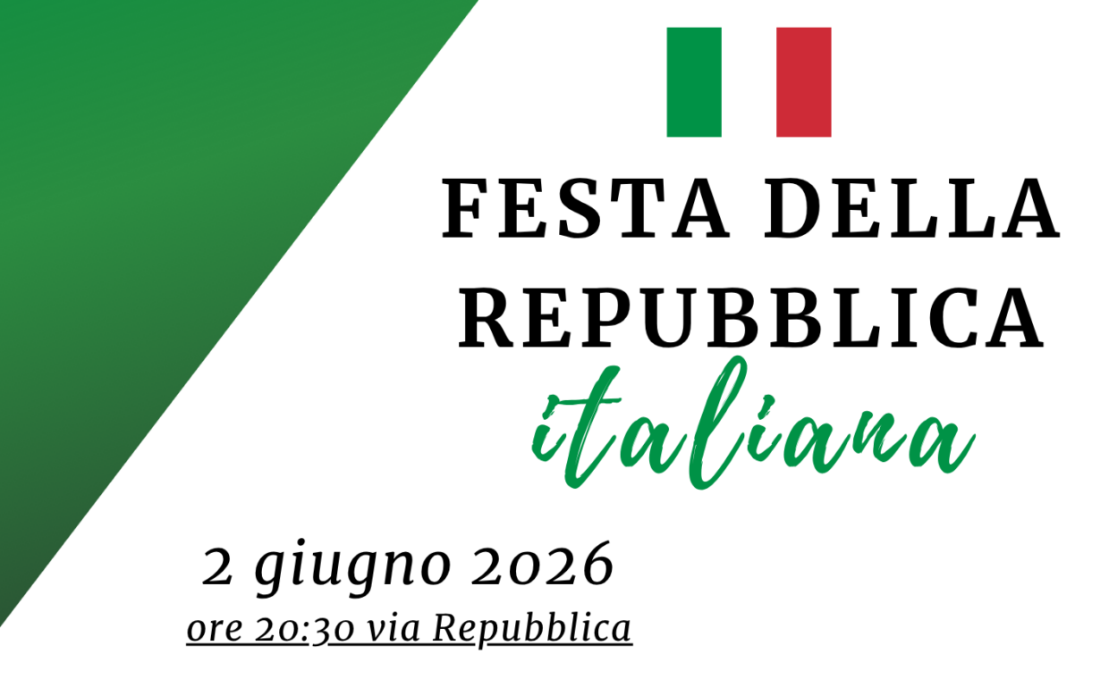 locandina eventi festa della repubblica italiana 2026