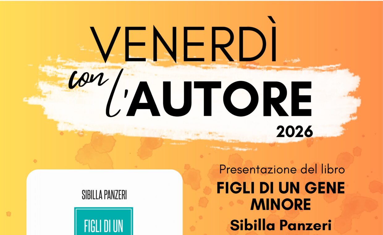 locandina venerdi con l'autore sibilla panzeri