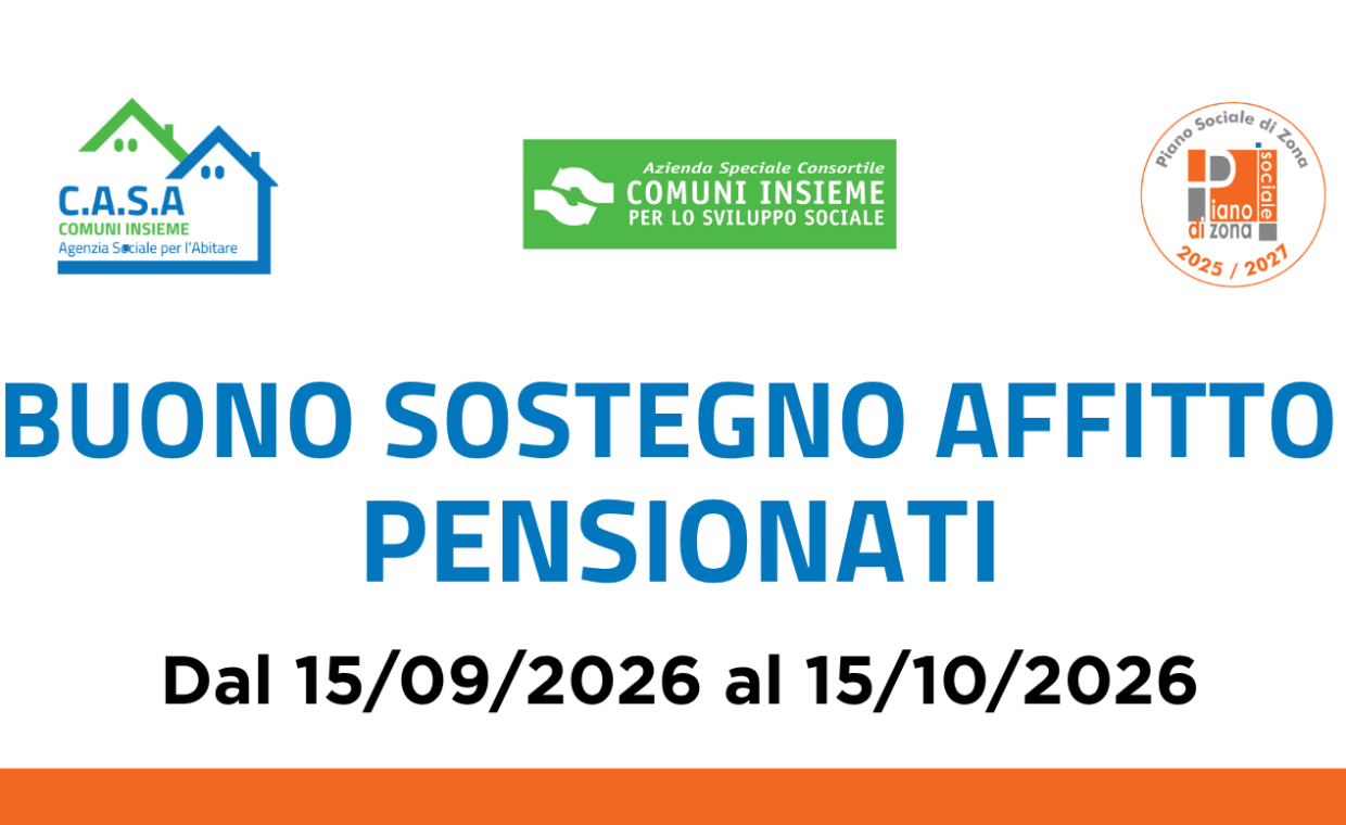 BUONO SOSTEGNO AFFITTO PENSIONATI settembre 2026