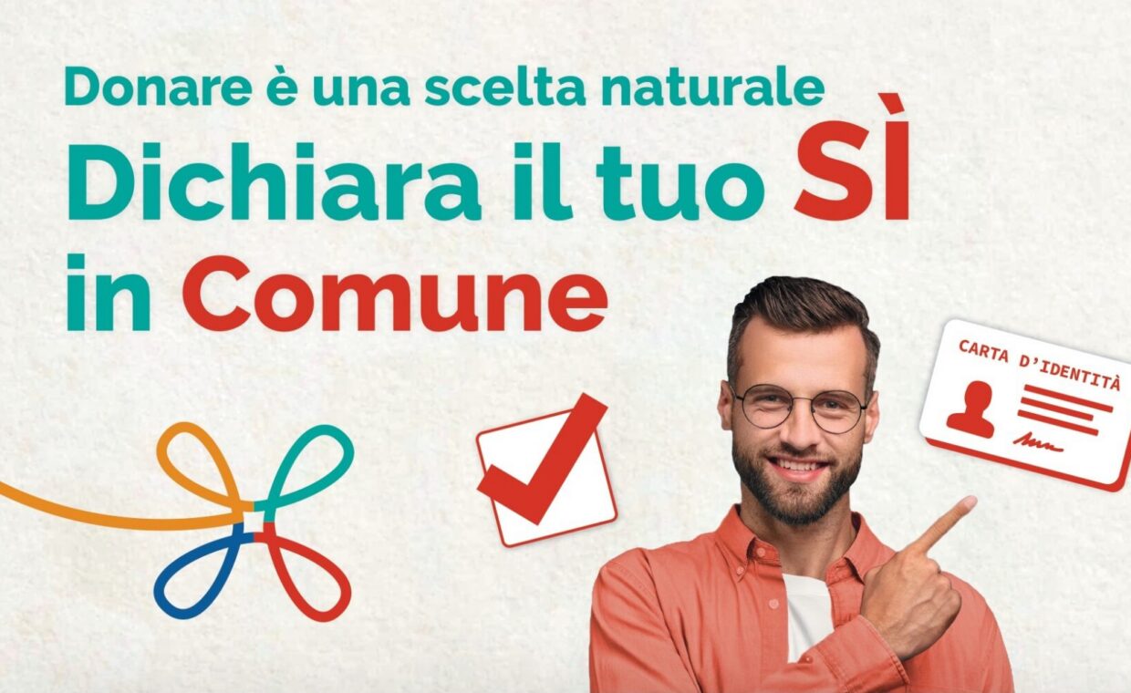 Scritta "dichiara il tuo sì in comune"