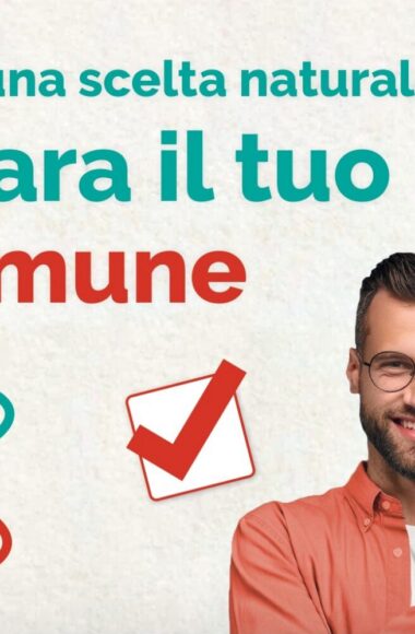 Scritta "dichiara il tuo sì in comune"
