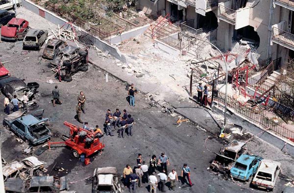 fotografia della strage di via D'Amelio