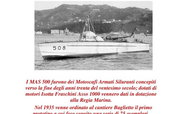 I MAS 500 Cantieri Baglietto