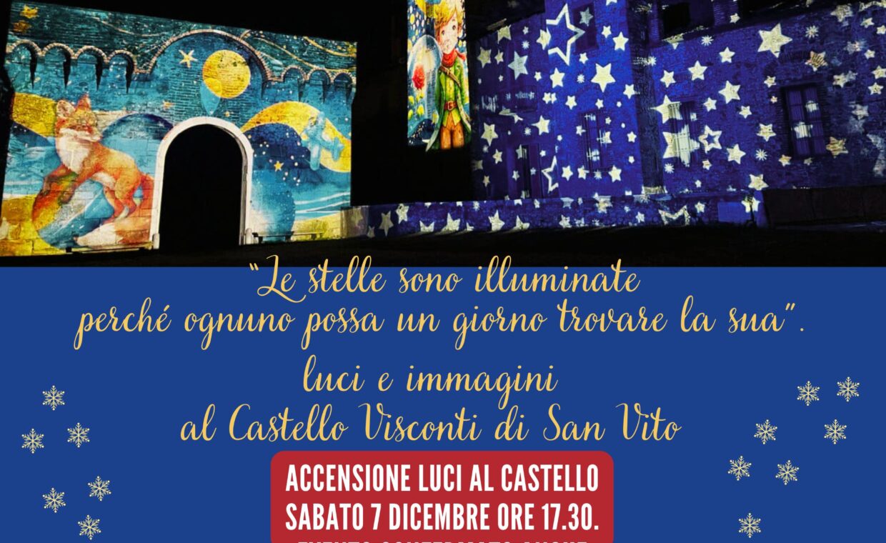 Accensione ufficiale Piccolo Principe al Castello