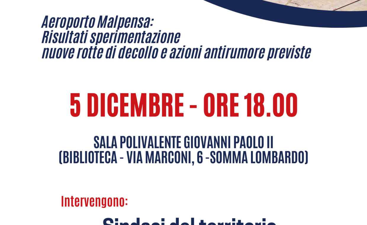 Assemblea pubblica Malpensa