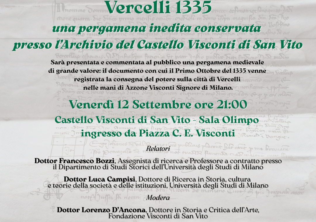 pergamena Visconti di San Vito